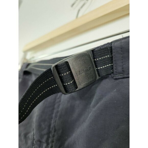 LL Bean Supplex Nylon‎ Belted Shorts Mens XL - Picture 3 of 4